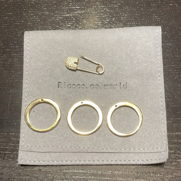 Sterling silver ring set for men and women - Picture 5 of 10